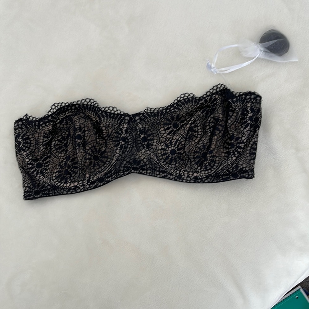 Black Free People Bra